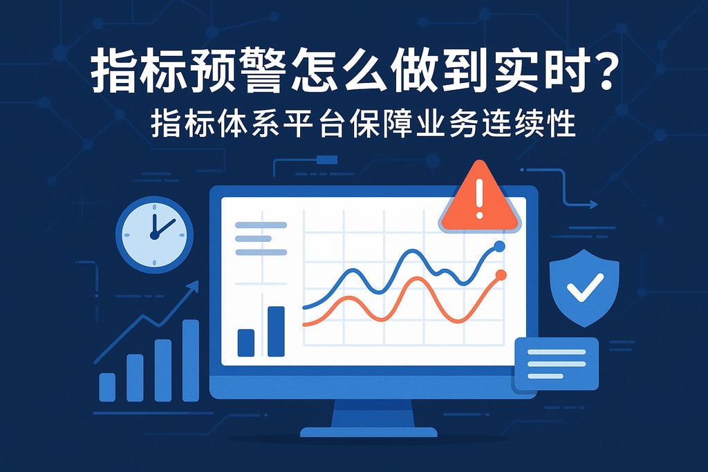 指标预警怎么做到实时？指标体系平台保障业务连续性