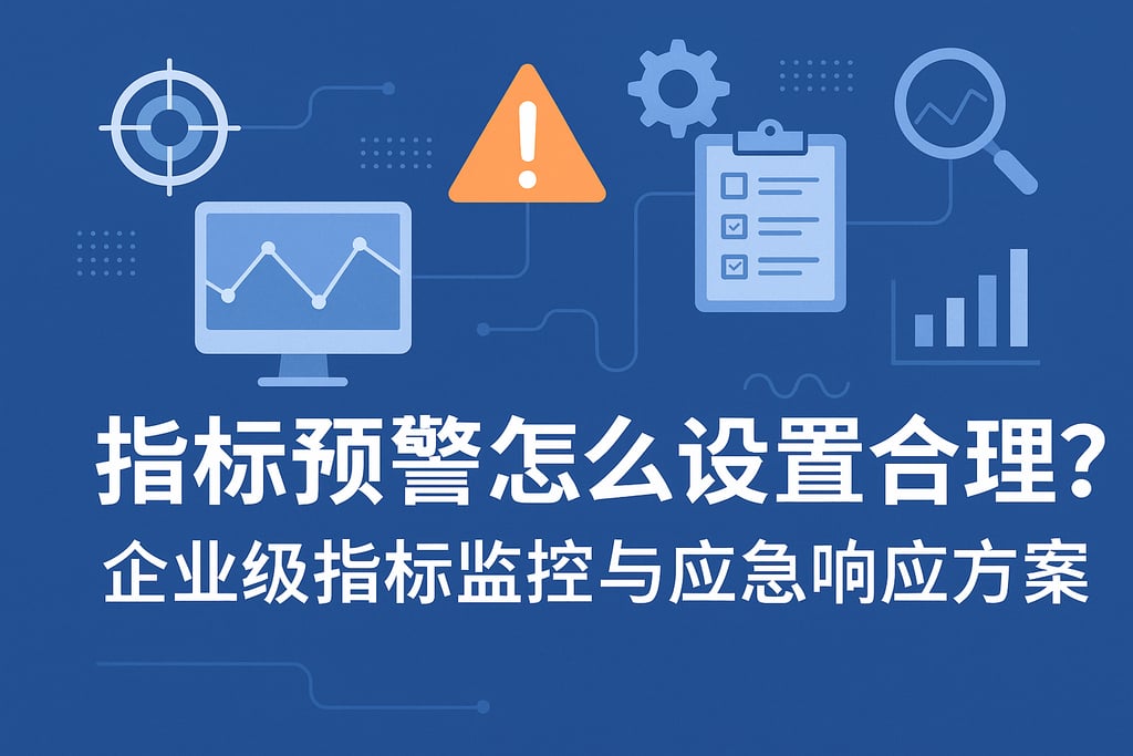 指标预警怎么设置合理？企业级指标监控与应急响应方案