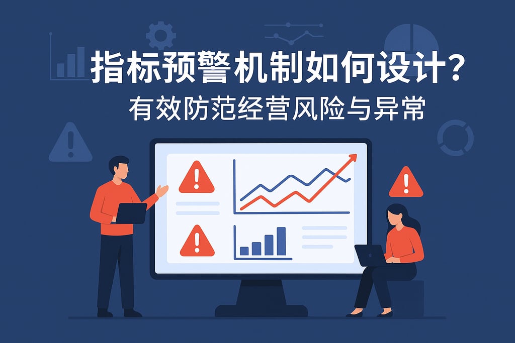 指标预警机制如何设计？有效防范经营风险与异常