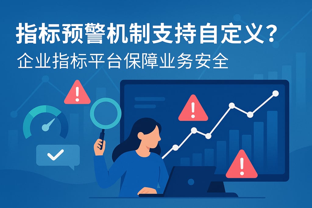 指标预警机制是否支持自定义？企业指标平台保障业务安全