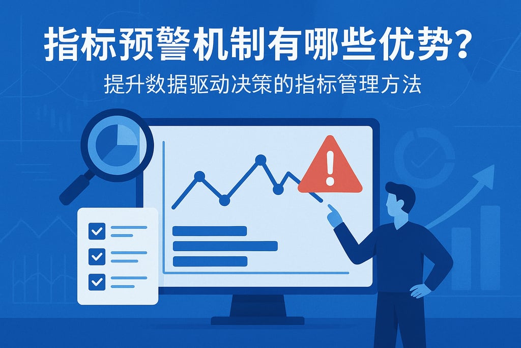 指标预警机制有哪些优势？提升数据驱动决策的指标管理方法