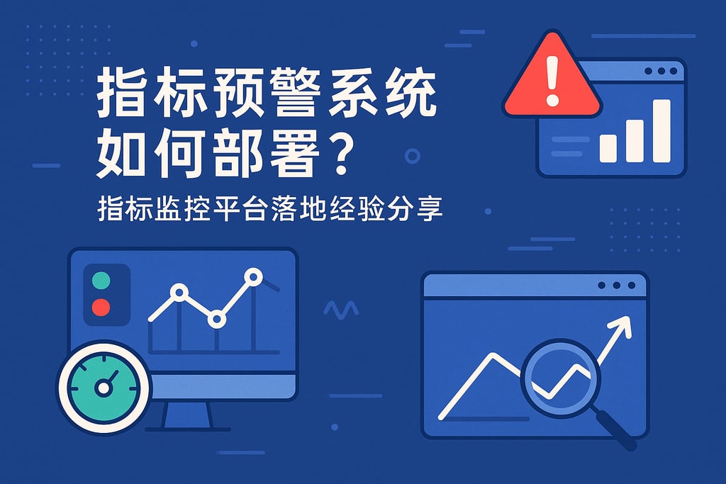 指标预警系统如何部署？指标监控平台落地经验分享