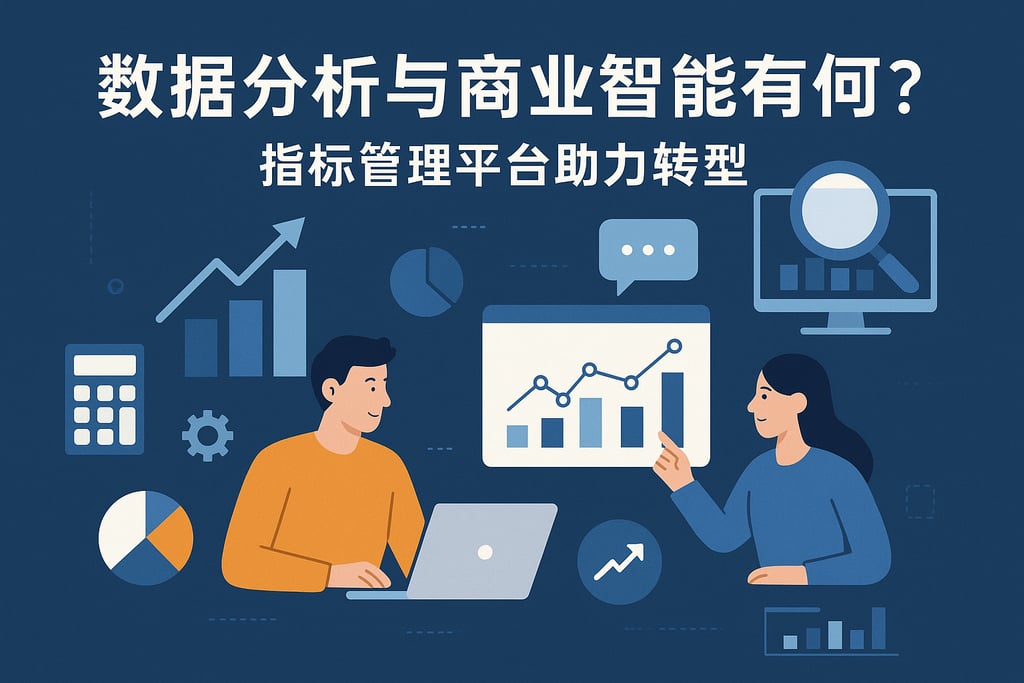 数据分析与商业智能有何区别？指标管理平台助力转型