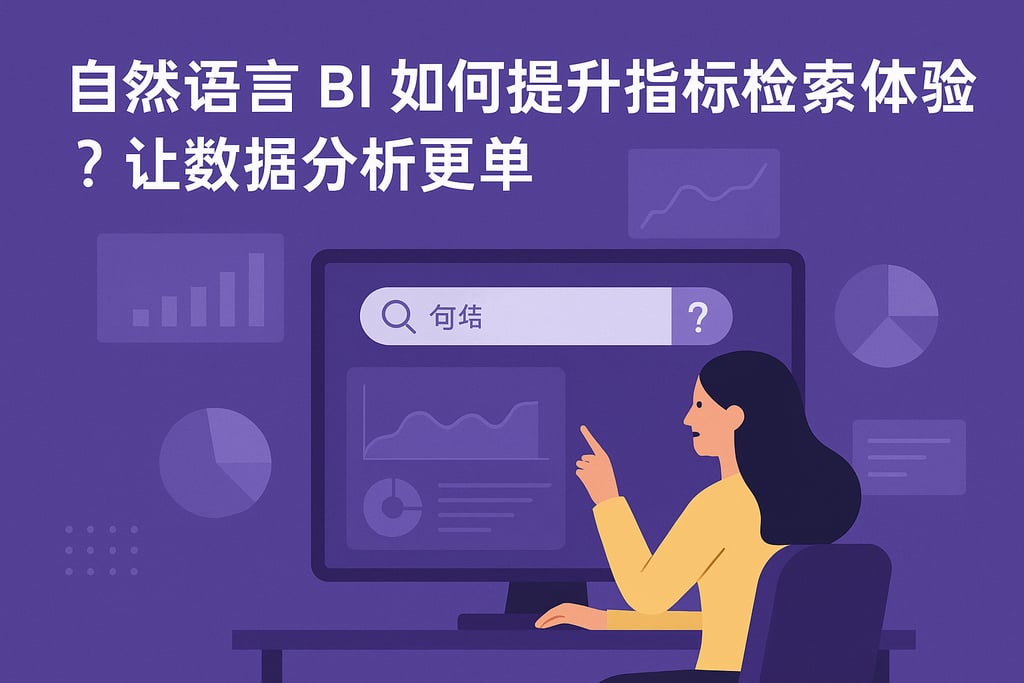 自然语言BI如何提升指标检索体验？让数据分析更简单