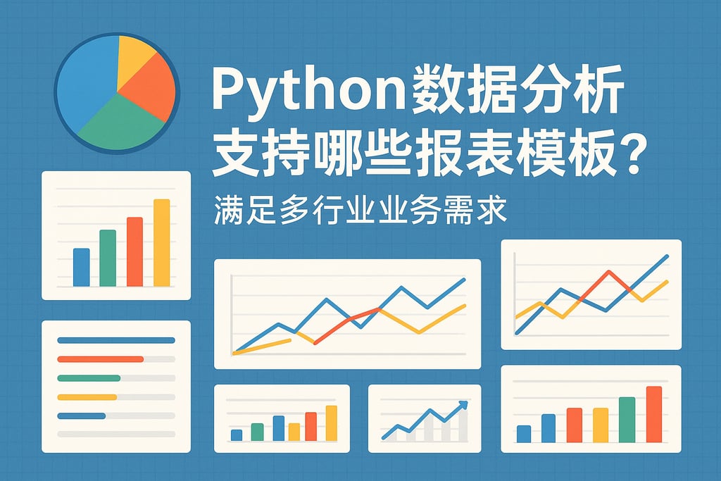 Python数据分析支持哪些报表模板?满足多行业业务需求 - FineBI数据分析知识库