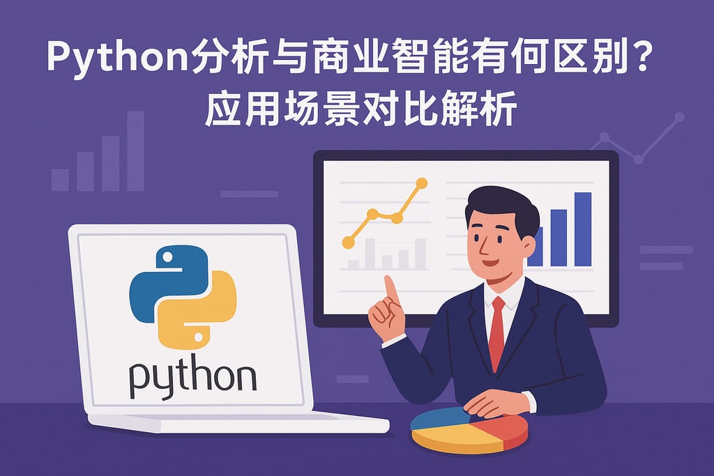 Python分析与商业智能有何区别？应用场景对比解析