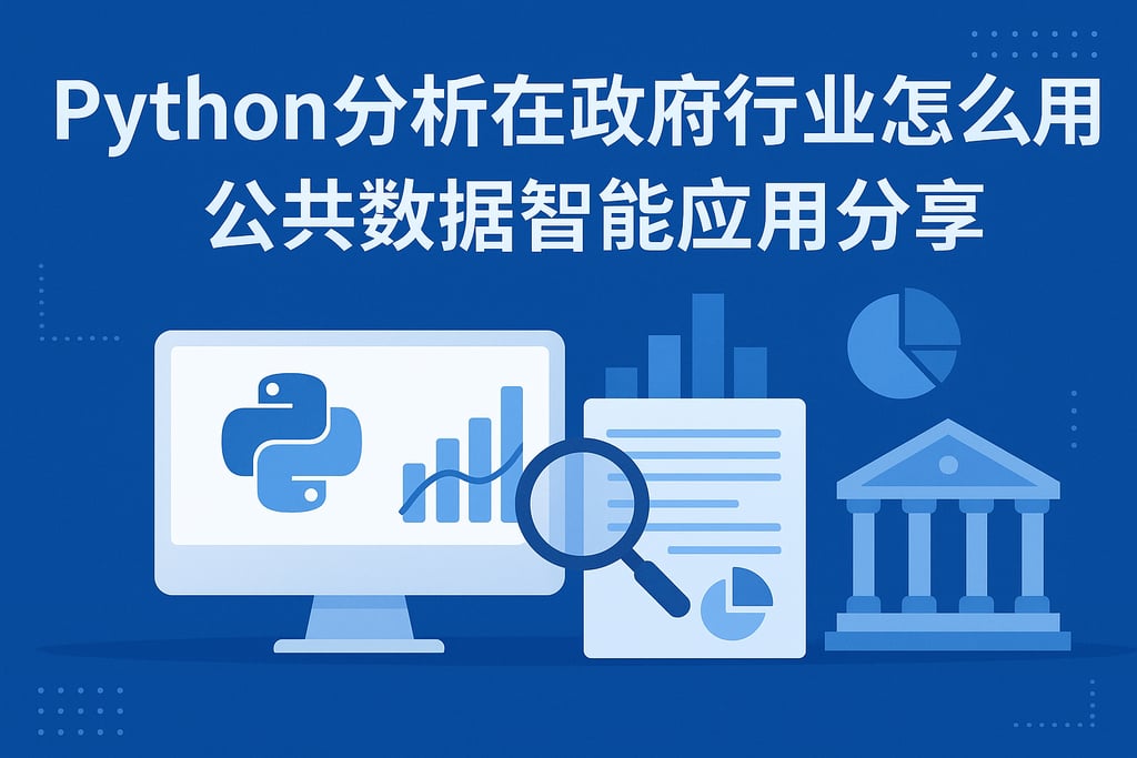 Python分析在政府行业怎么用？公共数据智能应用分享