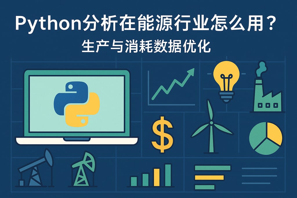 Python分析在能源行业怎么用？生产与消耗数据优化