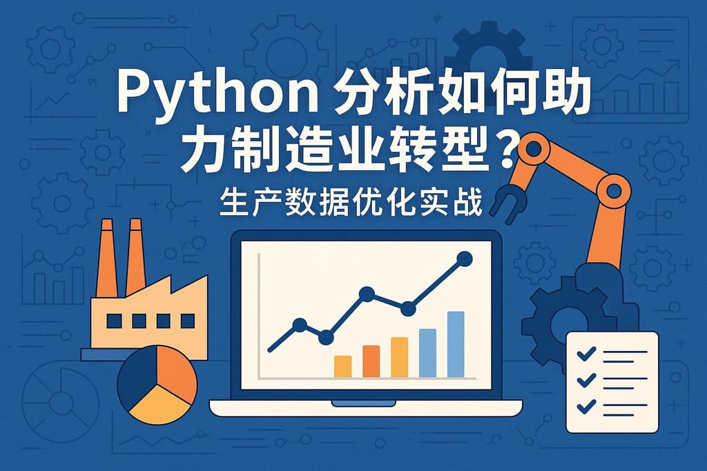 Python分析如何助力制造业转型？生产数据优化实战
