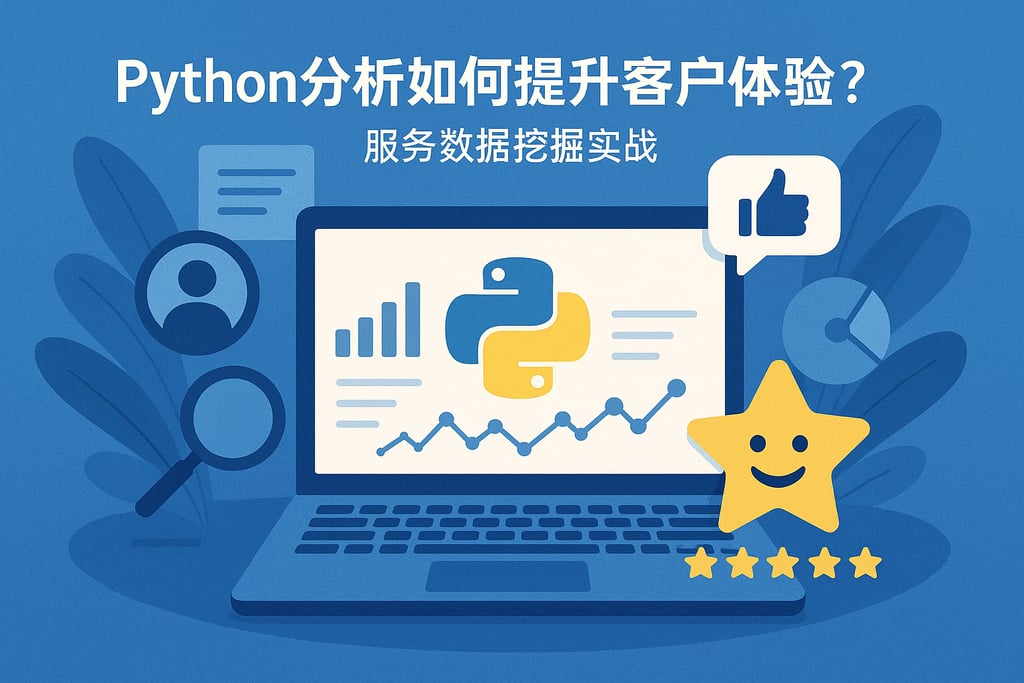 Python分析如何提升客户体验？服务数据挖掘实战