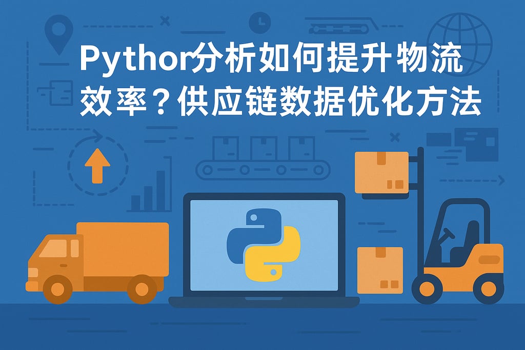 Python分析如何提升物流效率？供应链数据优化方法