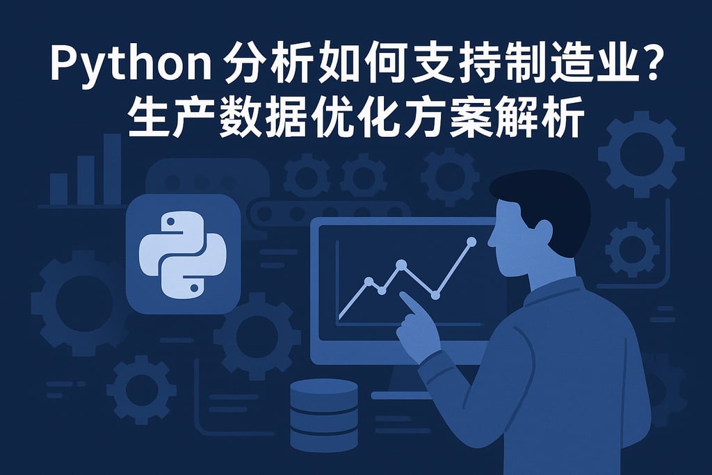 Python分析如何支持制造业？生产数据优化方案解析
