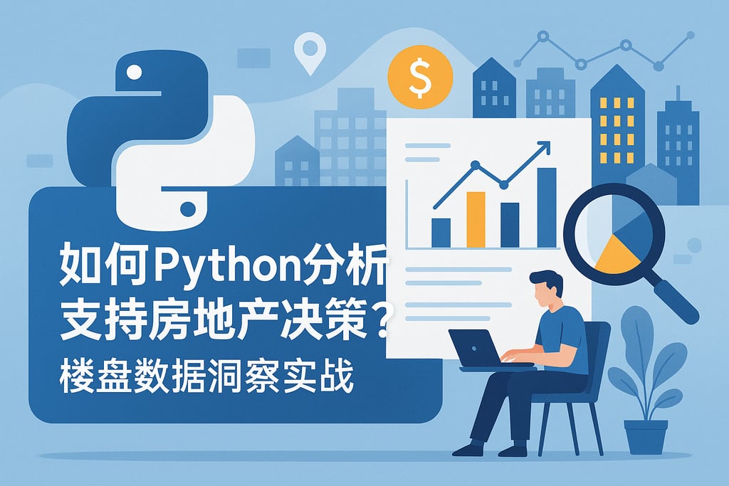 Python分析如何支持房地产决策？楼盘数据洞察实战