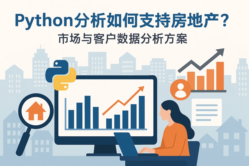 Python分析如何支持房地产？市场与客户数据分析方案