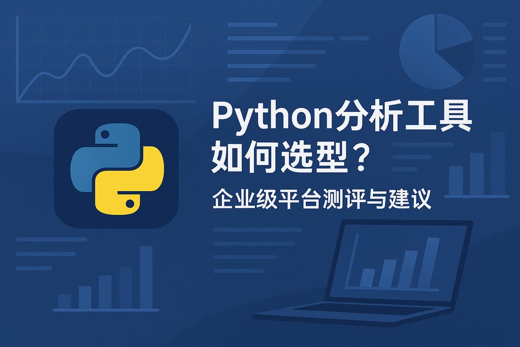 Python分析工具如何选型？企业级平台测评与建议