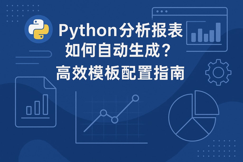 Python分析报表如何自动生成？高效模板配置指南