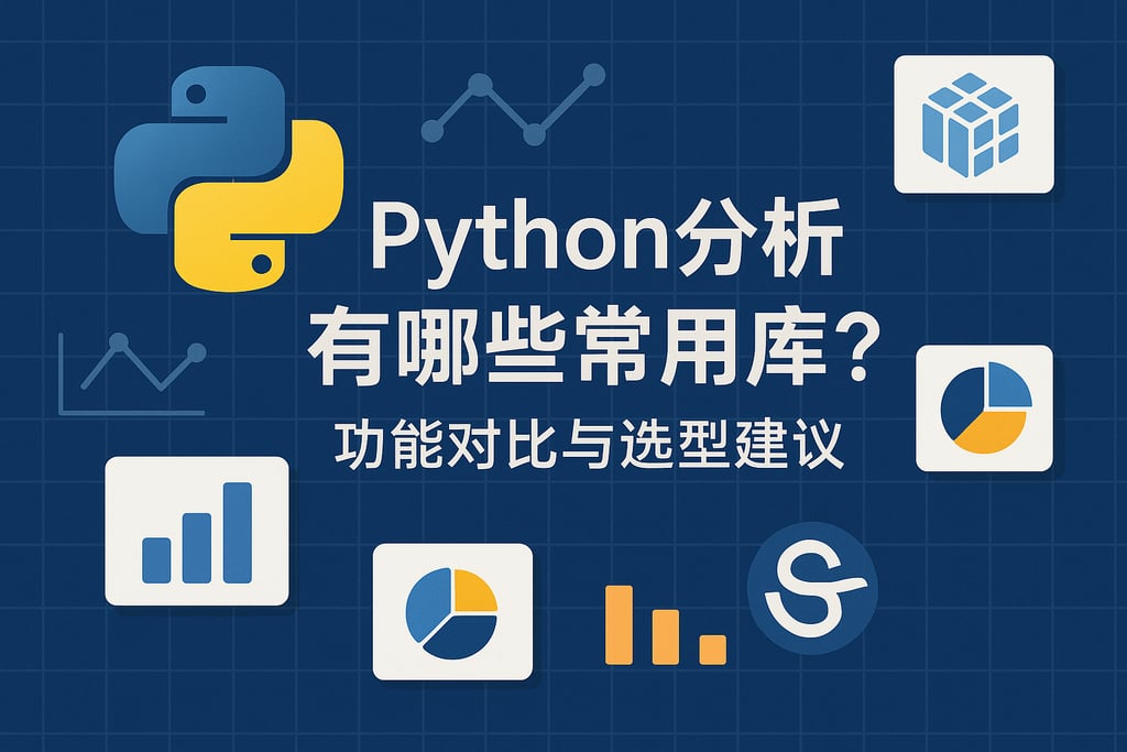 Python分析有哪些常用库？功能对比与选型建议