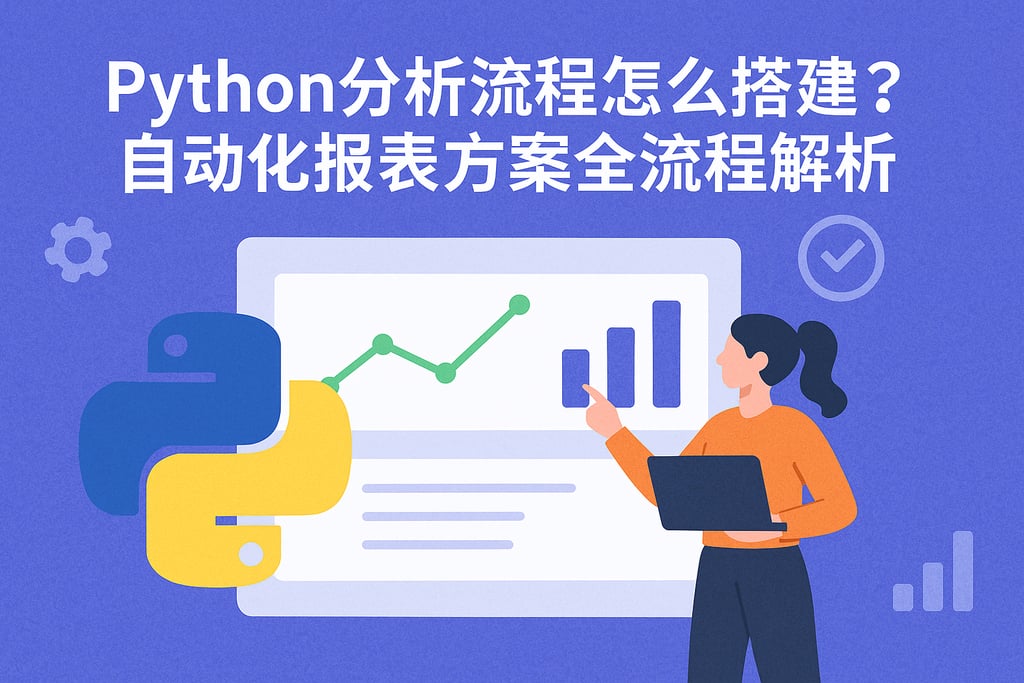 Python分析流程怎么搭建？自动化报表方案全流程解析