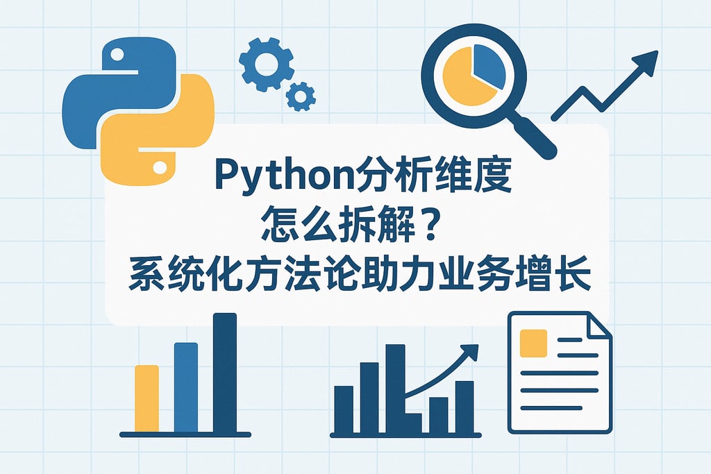 Python分析维度怎么拆解？系统化方法论助力业务增长