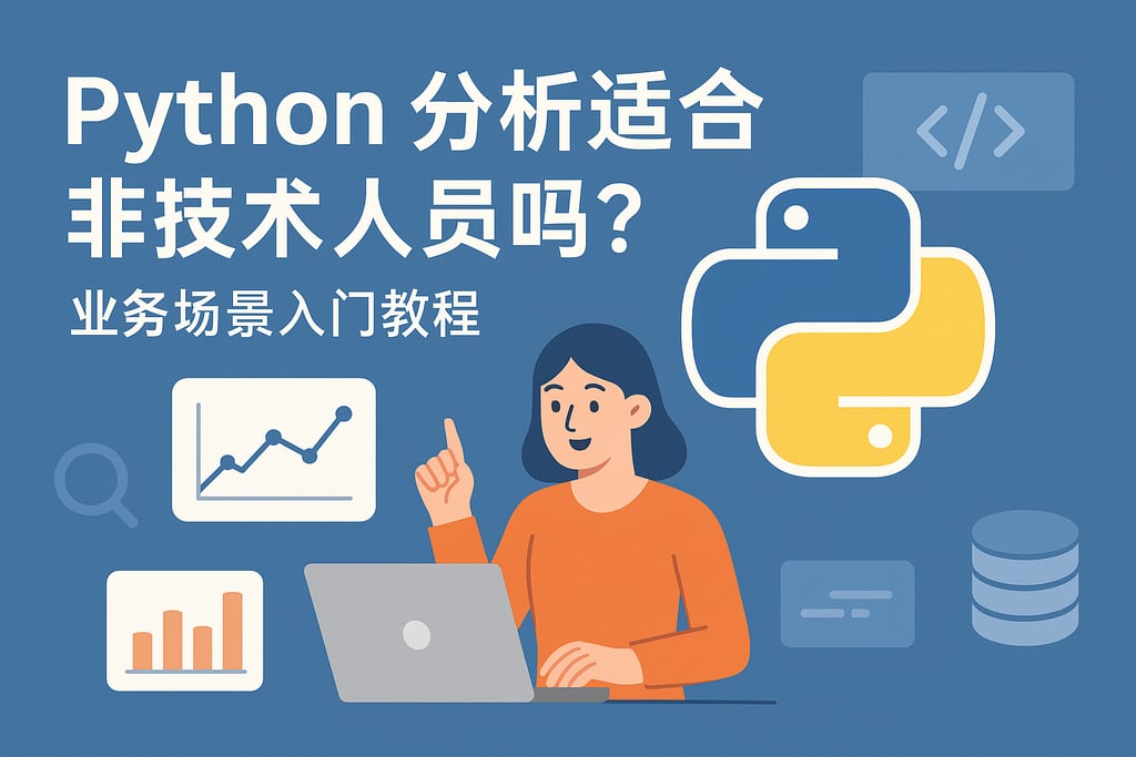 Python分析适合非技术人员吗？业务场景入门教程