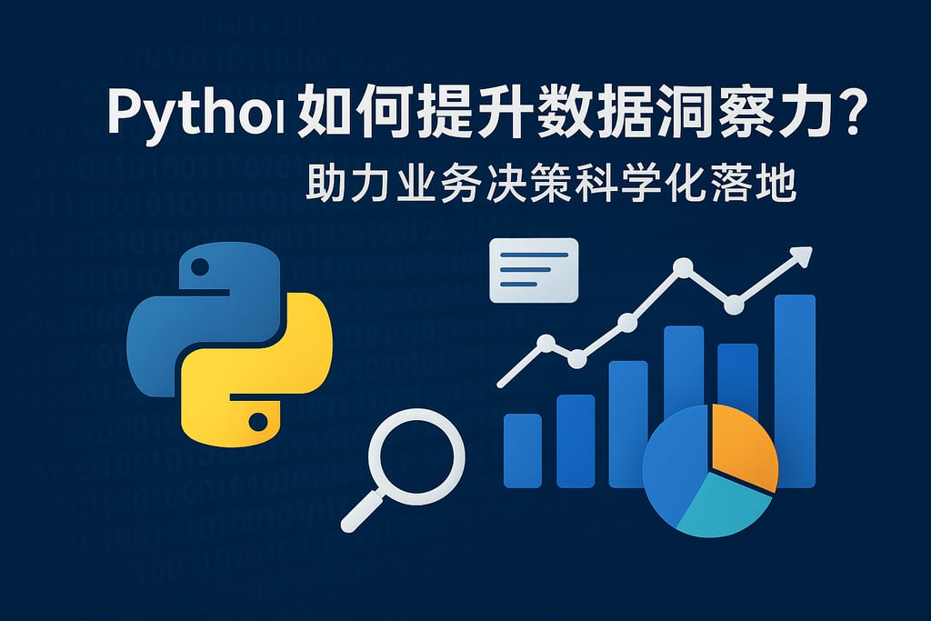 Python如何提升数据洞察力？助力业务决策科学化落地