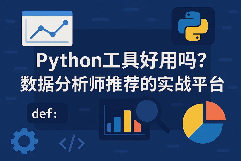 Python工具好用吗？数据分析师推荐的实战平台