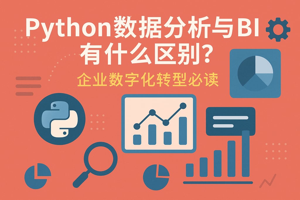 Python数据分析与BI有什么区别？企业数字化转型必读