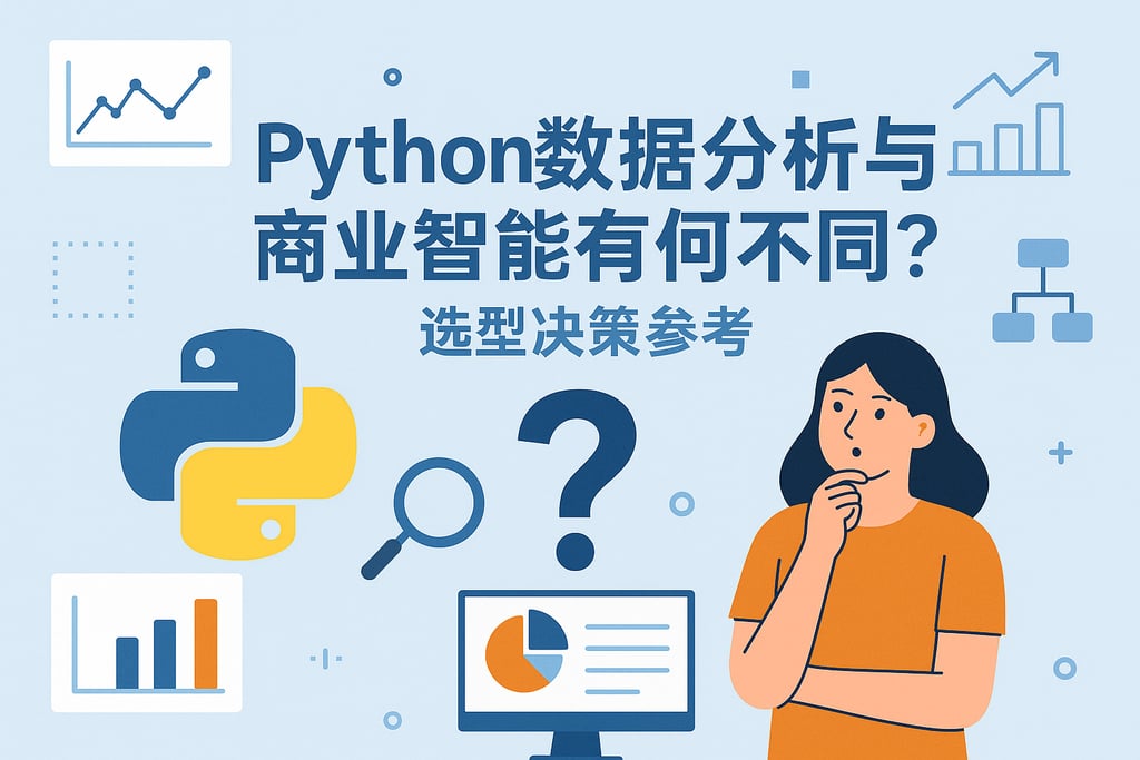 Python数据分析与商业智能有何不同？选型决策参考