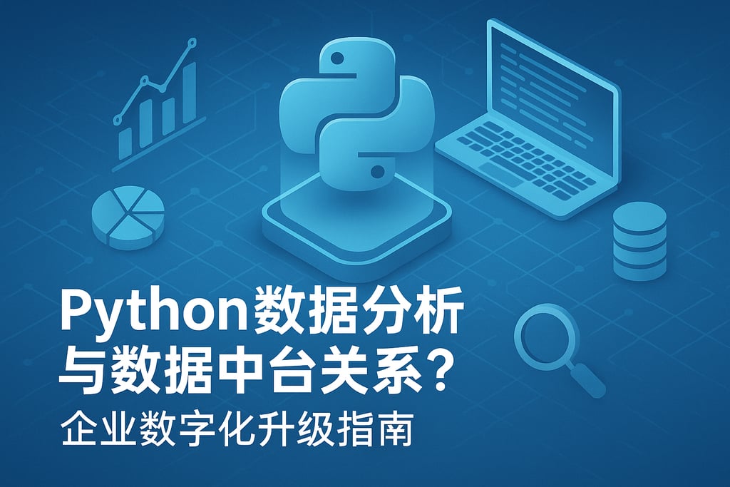 Python数据分析与数据中台关系？企业数字化升级指南
