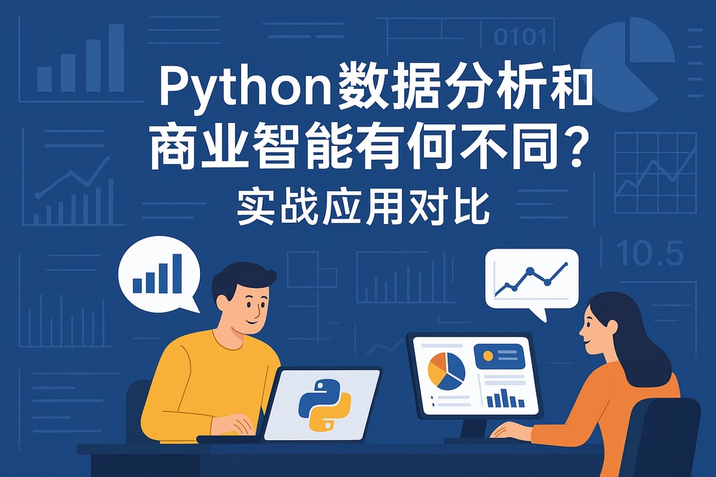 Python数据分析和商业智能有何不同？实战应用对比