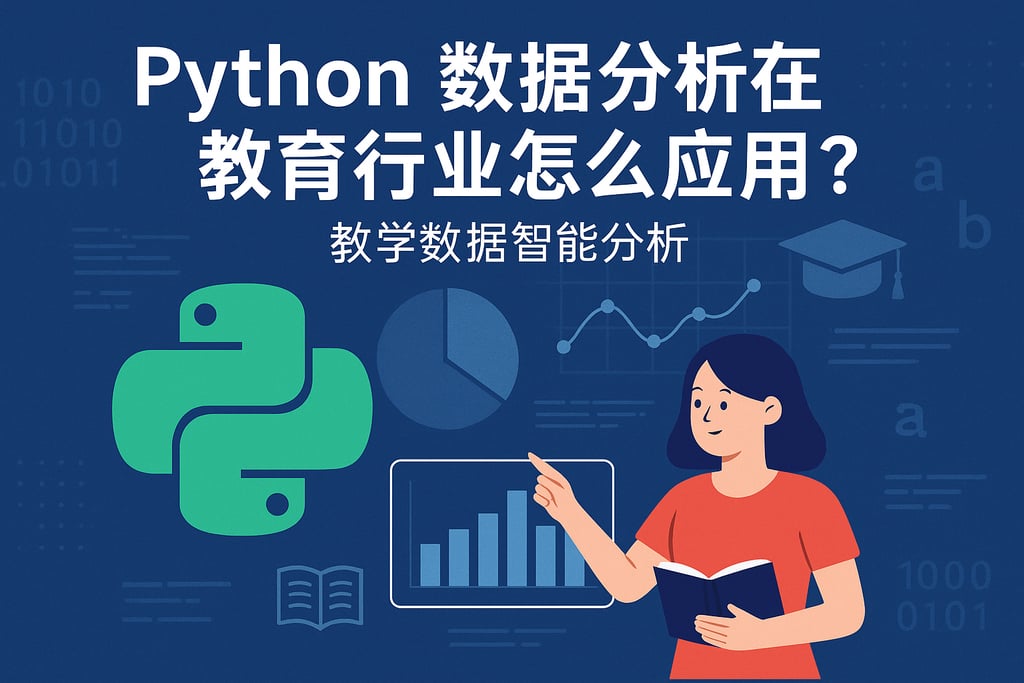 Python数据分析在教育行业怎么应用？教学数据智能分析