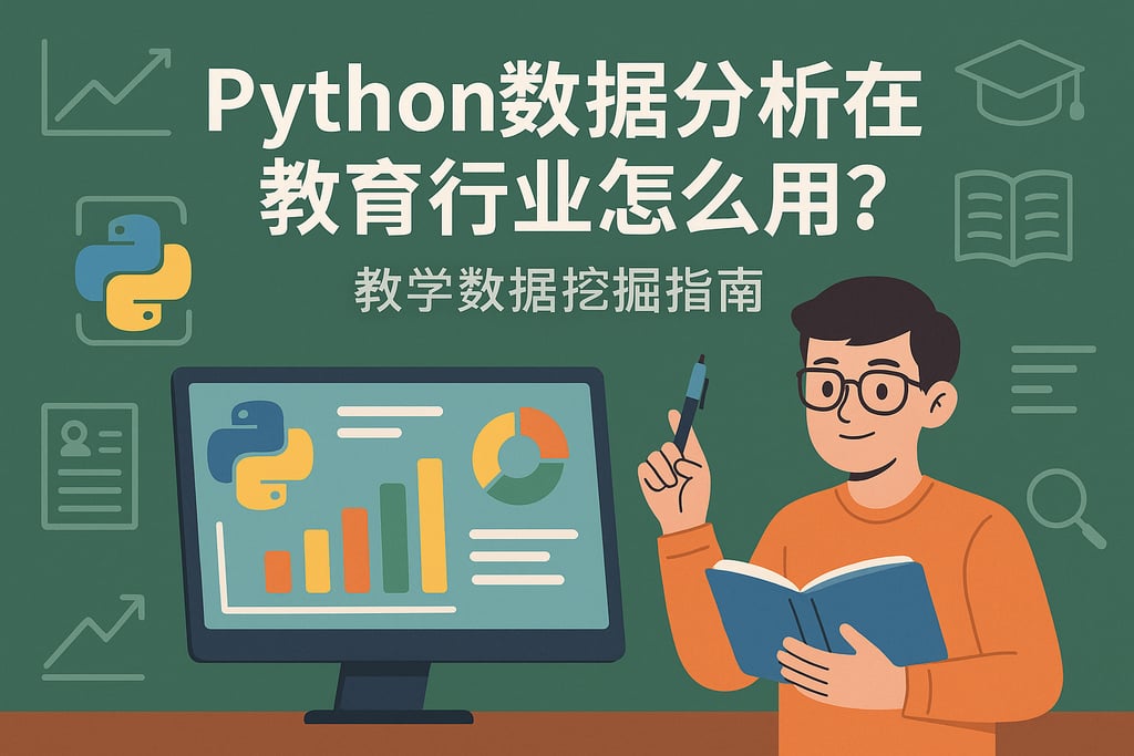 Python数据分析在教育行业怎么用？教学数据挖掘指南