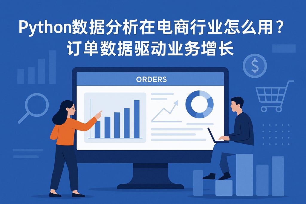 Python数据分析在电商行业怎么用？订单数据驱动业务增长。