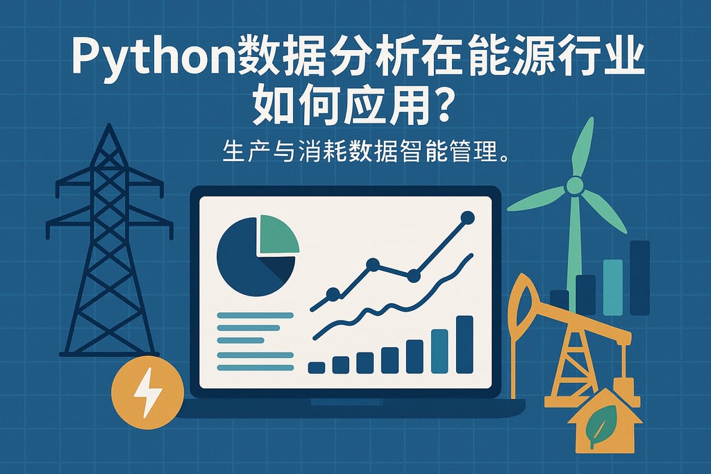 Python数据分析在能源行业如何应用？生产与消耗数据智能管理。