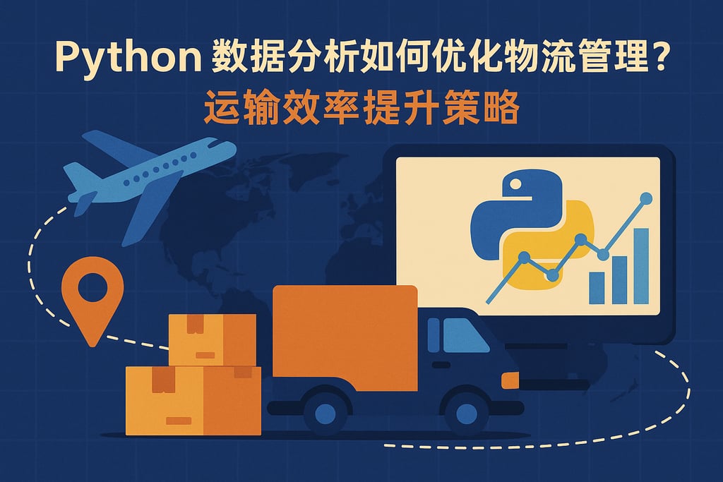 Python数据分析如何优化物流管理？运输效率提升策略