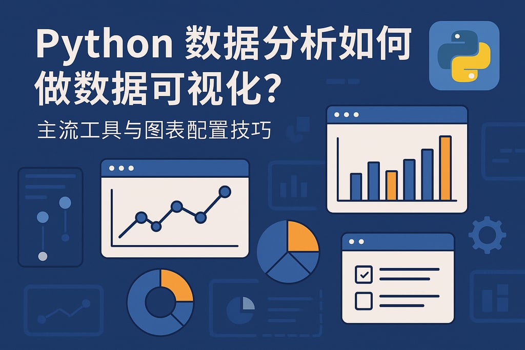 Python数据分析如何做数据可视化？主流工具与图表配置技巧。
