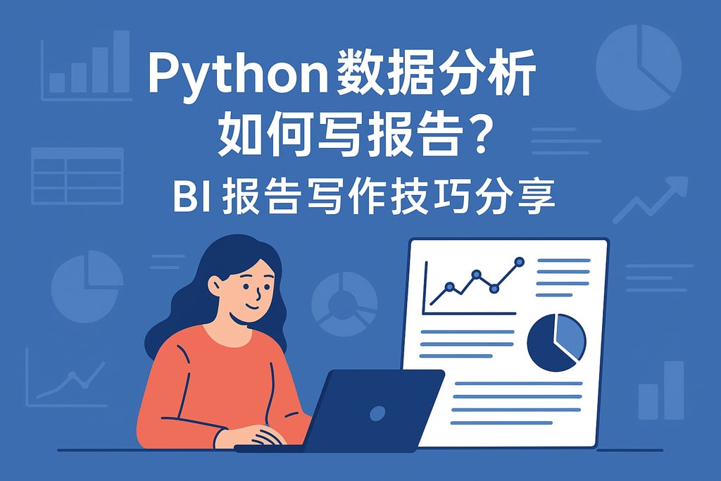 Python数据分析如何写报告？BI报告写作技巧分享