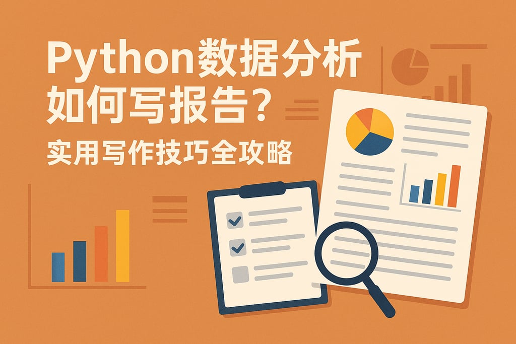 Python数据分析如何写报告？实用写作技巧全攻略