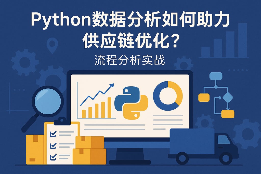 Python数据分析如何助力供应链优化？流程分析实战