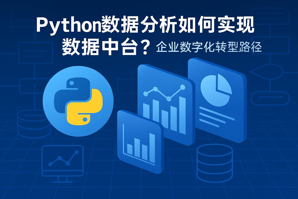 Python数据分析如何实现数据中台？企业数字化转型路径