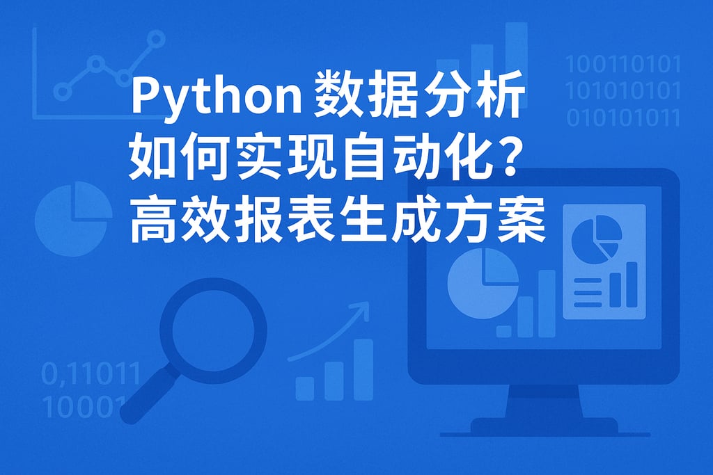 Python数据分析如何实现自动化？高效报表生成方案