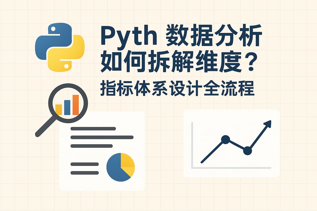 Python数据分析如何拆解维度？指标体系设计全流程