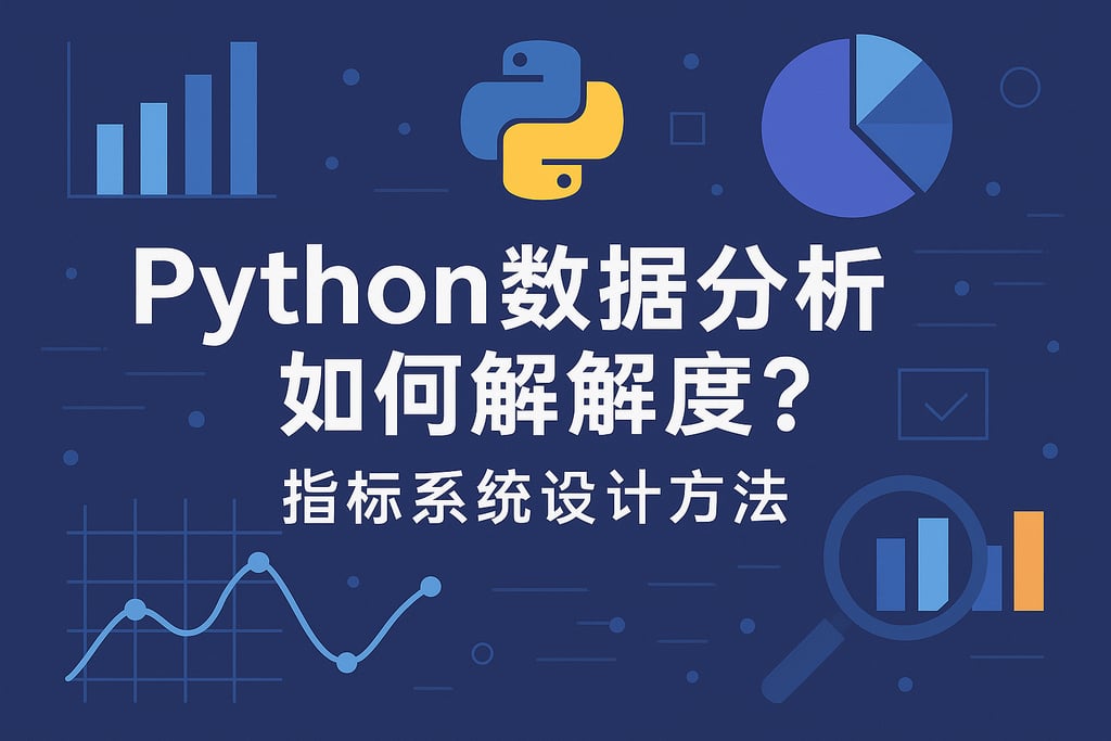 Python数据分析如何拆解维度？指标体系设计方法论