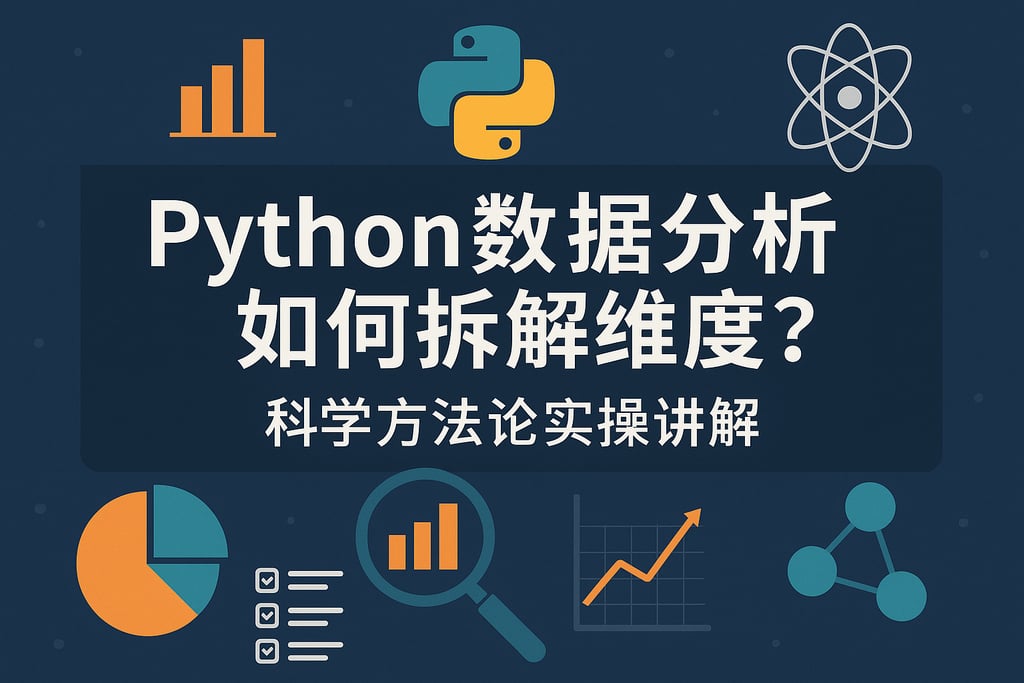 Python数据分析如何拆解维度？科学方法论实操讲解