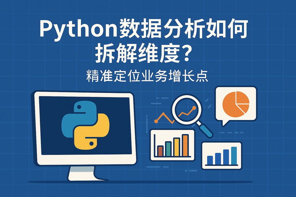 Python数据分析如何拆解维度？精准定位业务增长点