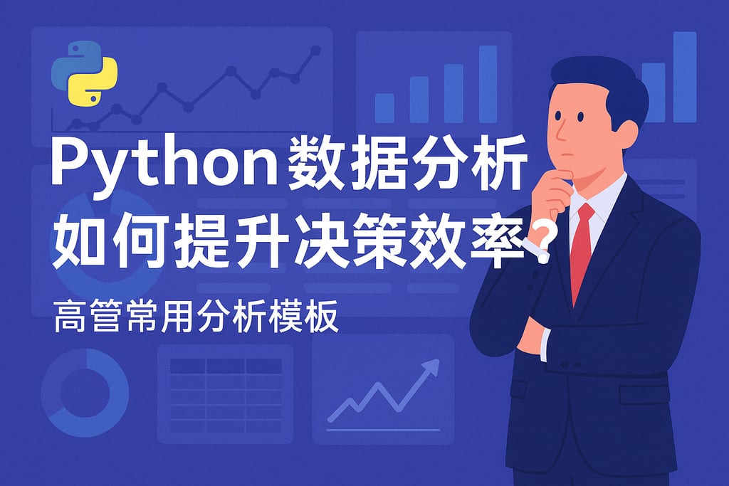 Python数据分析如何提升决策效率？高管常用分析模板
