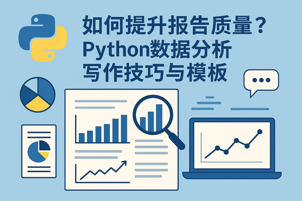 Python数据分析如何提升报告质量？写作技巧与模板