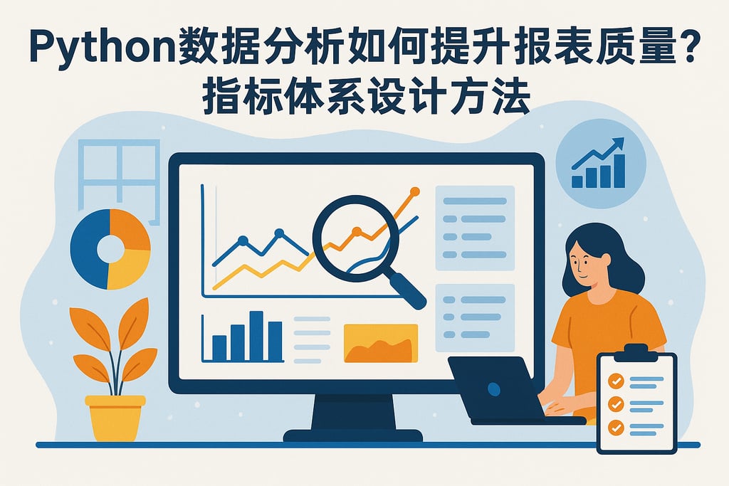 Python数据分析如何提升报表质量？指标体系设计方法