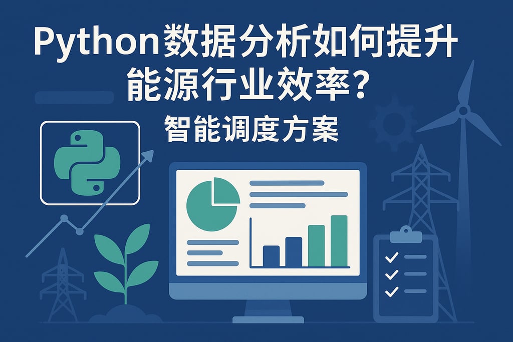 Python数据分析如何提升能源行业效率？智能调度方案