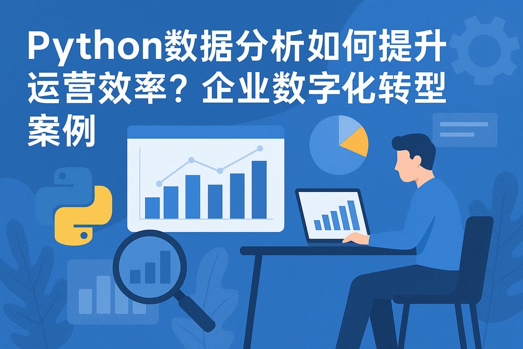 Python数据分析如何提升运营效率？企业数字化转型案例